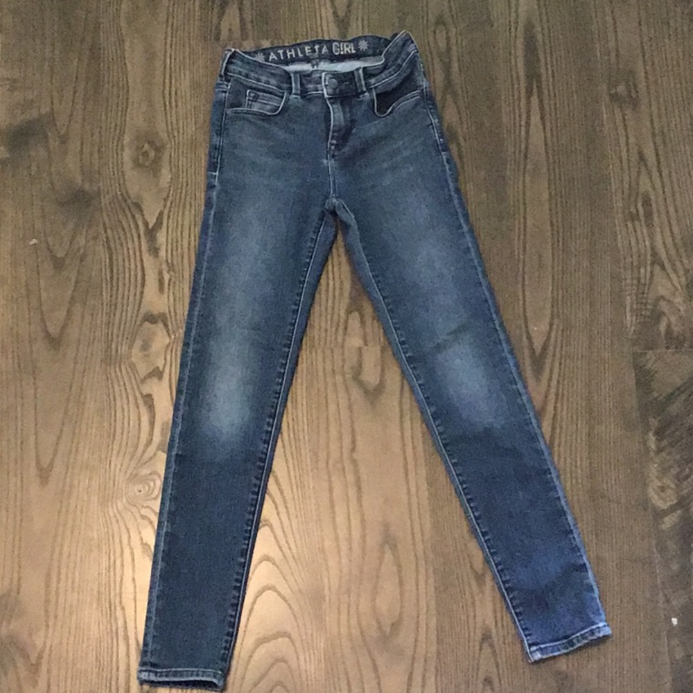 Athleta Girl Denim Skinny Jeans Size 8